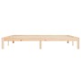 Estructura de cama madera maciza de pino 180x200 cm de vidaXL, Camas y somieres - Ref: Foro24-835880, Precio: 131,38 €, Descu...