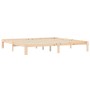 Estructura de cama madera maciza de pino 180x200 cm de vidaXL, Camas y somieres - Ref: Foro24-835880, Precio: 131,38 €, Descu...