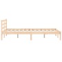 Solid pine wood bed frame 120x190 cm by vidaXL, Beds and slatted bases - Ref: Foro24-835814, Price: 127,34 €, Discount: %