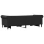 Sofá con cama nido cuero sintético negro 90x200 cm de vidaXL, Camas y somieres - Ref: Foro24-3197723, Precio: 386,20 €, Descu...