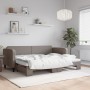 Sofá cama nido tela gris taupe 80x200 cm de vidaXL, Camas y somieres - Ref: Foro24-3196814, Precio: 271,27 €, Descuento: %