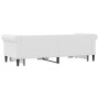 Sofa with trundle bed white synthetic leather 90x200 cm by vidaXL, Beds and slatted bases - Ref: Foro24-3197724, Price: 317,0...