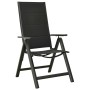 Garten-Bistro-Set 5-teilig schwarz und anthrazit von vidaXL, Gartensets - Ref: Foro24-3070659, Preis: 391,51 €, Rabatt: %