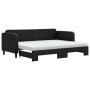 Sofá cama nido con colchón tela negro 80x200 cm de vidaXL, Camas y somieres - Ref: Foro24-3196831, Precio: 433,18 €, Descuent...