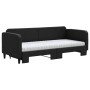 Sofá cama nido con colchón tela negro 80x200 cm de vidaXL, Camas y somieres - Ref: Foro24-3196831, Precio: 433,18 €, Descuent...