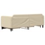 Sofá cama nido con cajones tela color crema 80x200 cm de vidaXL, Camas y somieres - Ref: Foro24-3196851, Precio: 311,97 €, De...