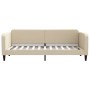 Sofá cama nido con cajones tela color crema 80x200 cm de vidaXL, Camas y somieres - Ref: Foro24-3196851, Precio: 311,97 €, De...