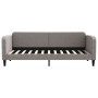 Sofá cama nido con cajones tela gris taupe 80x200 cm de vidaXL, Camas y somieres - Ref: Foro24-3196850, Precio: 323,71 €, Des...