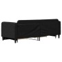 Trundle sofa bed with drawers black fabric 80x200 cm by vidaXL, Beds and slatted bases - Ref: Foro24-3196849, Price: 311,99 €...