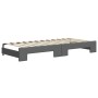 Sofá cama nido con cajones tela gris oscuro 80x200 cm de vidaXL, Camas y somieres - Ref: Foro24-3196848, Precio: 324,87 €, De...