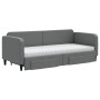 Sofá cama nido con cajones tela gris oscuro 80x200 cm de vidaXL, Camas y somieres - Ref: Foro24-3196866, Precio: 491,91 €, De...