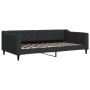 Sofa bed with black fabric mattress 100x200 cm by vidaXL, Beds and slatted bases - Ref: Foro24-3197415, Price: 369,82 €, Disc...