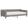 Sofa bed with taupe gray fabric mattress 100x200 cm by vidaXL, Beds and slatted bases - Ref: Foro24-3197416, Price: 378,95 €,...