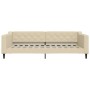 Sofá cama con colchón tela crema 100x200 cm de vidaXL, Camas y somieres - Ref: Foro24-3197417, Precio: 387,96 €, Descuento: %