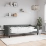 Sofa bed with dark gray fabric mattress 90x190 cm by vidaXL, Beds and slatted bases - Ref: Foro24-3197419, Price: 373,99 €, D...