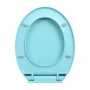 Green oval quick release soft close toilet seat by vidaXL, Toilet and bidet seats - Ref: Foro24-145825, Price: 28,37 €, Disco...