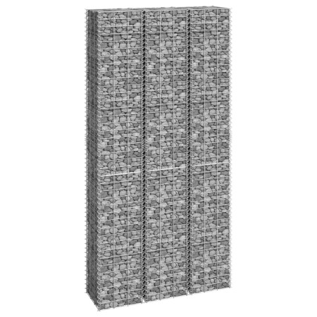 Gabionen-Blumenbeete 3 Einheiten Eisen 30x30x200 cm von vidaXL, Töpfe und Pflanzgefäße - Ref: Foro24-151251, Preis: 99,96 €, ...