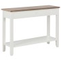 Mesa consola de madera blanco 110x35x80 cm de vidaXL, Mesas auxiliares - Ref: Foro24-249901, Precio: 178,93 €, Descuento: %