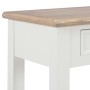 Mesa consola de madera blanco 110x35x80 cm de vidaXL, Mesas auxiliares - Ref: Foro24-249901, Precio: 178,93 €, Descuento: %