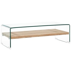 Mesa de centro de vidrio templado transparente 98x45x31 cm de vidaXL, Mesas de centro - Ref: Foro24-284743, Precio: 220,00 €,...