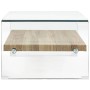 Transparent tempered glass coffee table 98x45x31 cm by vidaXL, Coffee table - Ref: Foro24-284743, Price: 220,00 €, Discount: %