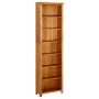 7-tier solid oak wood shelf 60x22x200 cm by vidaXL, Bookcases and shelves - Ref: Foro24-331743, Price: 281,72 €, Discount: %