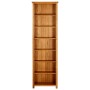 7-tier solid oak wood shelf 60x22x200 cm by vidaXL, Bookcases and shelves - Ref: Foro24-331743, Price: 256,99 €, Discount: %