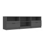 TV stand made of black plywood 150x33.5x45 cm by vidaXL, TV Furniture - Ref: Foro24-811458, Price: 118,96 €, Discount: %