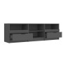 TV stand made of black plywood 150x33.5x45 cm by vidaXL, TV Furniture - Ref: Foro24-811458, Price: 118,96 €, Discount: %