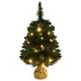 Árbol de Navidad preiluminado con luces y soporte verde 60 cm de vidaXL, Arboles de navidad - Ref: Foro24-332848, Precio: 20,...