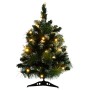 Künstlicher Weihnachtsbaum mit Stütze und LEDs, grünes PVC, 60 cm von vidaXL, Weihnachtsbäume - Ref: Foro24-332850, Preis: 27...