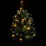 Künstlicher Weihnachtsbaum mit Stütze und LEDs, grünes PVC, 60 cm von vidaXL, Weihnachtsbäume - Ref: Foro24-332850, Preis: 27...