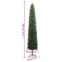 Schmaler Weihnachtsbaum mit PVC-Stütze 300 cm von vidaXL, Weihnachtsbäume - Ref: Foro24-357685, Preis: 71,40 €, Rabatt: %