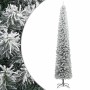 Schmaler Weihnachtsbaum mit Ständer und Kunstschnee PVC 270cm von vidaXL, Weihnachtsbäume - Ref: Foro24-357686, Preis: 76,86 ...