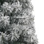 Schmaler Weihnachtsbaum mit Ständer und Kunstschnee PVC 270cm von vidaXL, Weihnachtsbäume - Ref: Foro24-357686, Preis: 76,86 ...