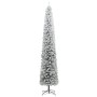 Árbol Navidad estrecho con soporte y nieve artificial PVC 300cm de vidaXL, Arboles de navidad - Ref: Foro24-357687, Precio: 1...