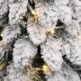 Künstlicher Weihnachtsbaum beleuchtet mit 60 LEDs und Schnee 120 cm von vidaXL, Weihnachtsbäume - Ref: Foro24-357696, Preis: ...