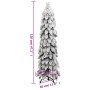 Artificial Christmas tree illuminated with 60 LEDs and snow 120 cm by vidaXL, Christmas trees - Ref: Foro24-357696, Price: 44...