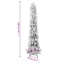 Künstlicher Weihnachtsbaum mit 100 LEDs und Schnee 180 cm von vidaXL, Weihnachtsbäume - Ref: Foro24-357698, Preis: 55,72 €, R...