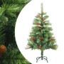 Árbol de Navidad artificial con piñas y bayas 150 cm de vidaXL, Arboles de navidad - Ref: Foro24-357706, Precio: 51,65 €, Des...