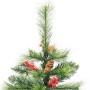 Künstlicher Weihnachtsbaum mit Tannenzapfen und Beeren 150 cm von vidaXL, Weihnachtsbäume - Ref: Foro24-357706, Preis: 51,65 ...