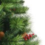 Künstlicher Weihnachtsbaum mit Tannenzapfen und Beeren 150 cm von vidaXL, Weihnachtsbäume - Ref: Foro24-357706, Preis: 51,65 ...