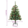 Künstlicher Weihnachtsbaum mit Tannenzapfen und Beeren 150 cm von vidaXL, Weihnachtsbäume - Ref: Foro24-357706, Preis: 51,65 ...