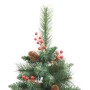 Künstlicher Weihnachtsbaum mit Tannenzapfen und Beeren 210 cm von vidaXL, Weihnachtsbäume - Ref: Foro24-357708, Preis: 108,02...