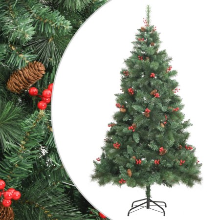 Artificial Christmas tree with pine cones and berries 240 cm by vidaXL, Christmas trees - Ref: Foro24-357709, Price: 149,99 €...