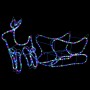 Christmas decoration for garden reindeer and sleigh 252 LEDs by vidaXL, Christmas lights - Ref: Foro24-329810, Price: 52,44 €...