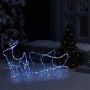 Christmas decoration for garden reindeer and sleigh 252 LEDs by vidaXL, Christmas lights - Ref: Foro24-329810, Price: 52,44 €...