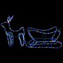 Christmas decoration for garden reindeer and sleigh 252 LEDs by vidaXL, Christmas lights - Ref: Foro24-329810, Price: 52,44 €...