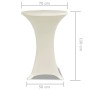 2 Manteles color crema ajustados para mesa de pie - 70 cm diámetro de vidaXL, Fundas - Ref: Foro24-241208, Precio: 25,72 €, D...