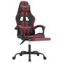 Gaming-Stuhl mit Fußstütze Kunstleder schwarz rot rot von vidaXL, Gaming-Stühle - Ref: Foro24-3143837, Preis: 123,58 €, Rabat...